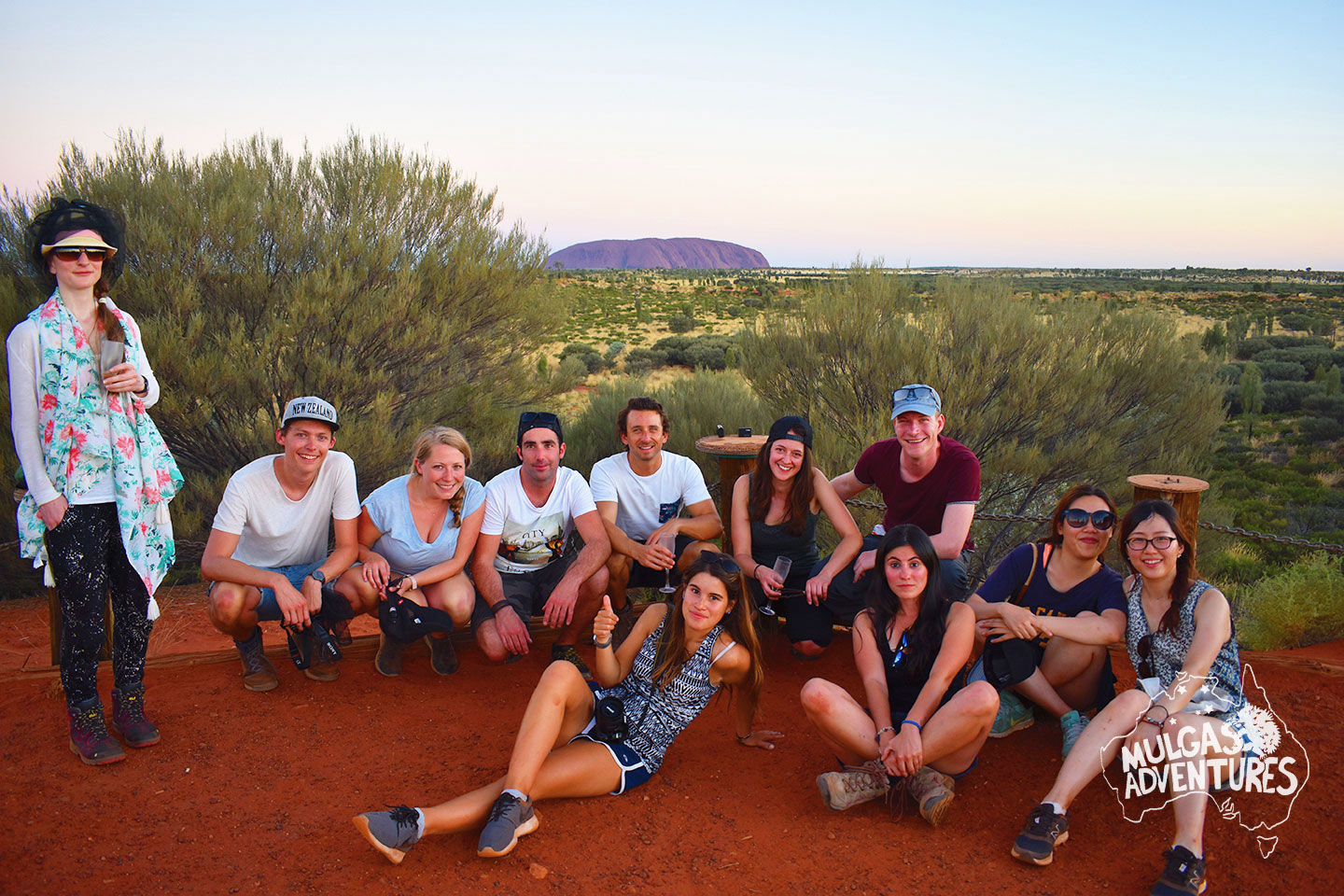 © Mulgas Adventures, group at Ewing Lookout