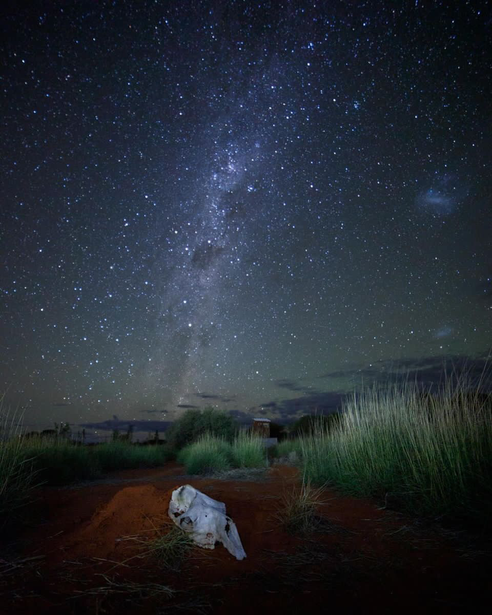 The Milky Way at campsite. Photo credit: John Klug. Instagram: @john_klug