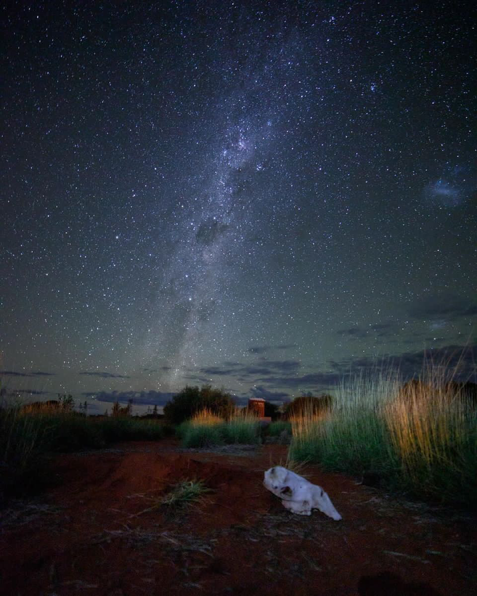 The Milky Way at campsite. Photo credit: John Klug. Instagram: @john_klug