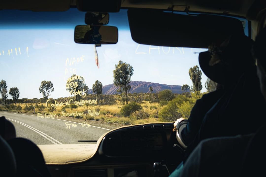 The road to adventure begins here - experience Uluru up close with Mulgas Adventures. Photo credit: Aled Rowlands @photosbyaled